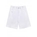 Handmade White High Waist Denim Wide Leg hot pants Summer